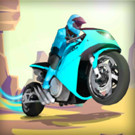 超级摩托车碰撞比赛游戏
