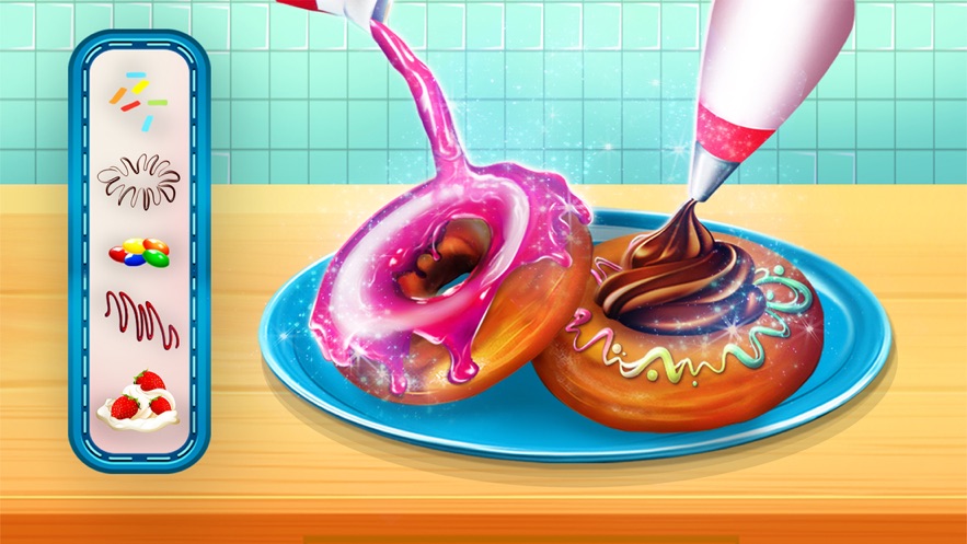 甜甜圈店烹饪游戏