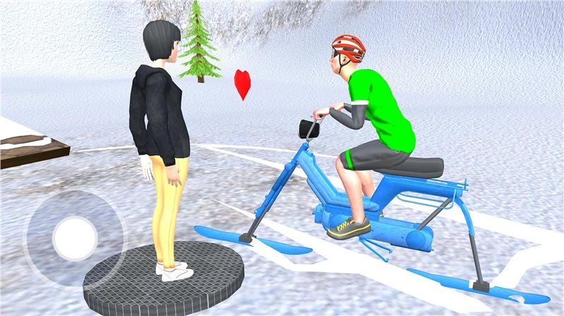 雪地自行车骑行最新版