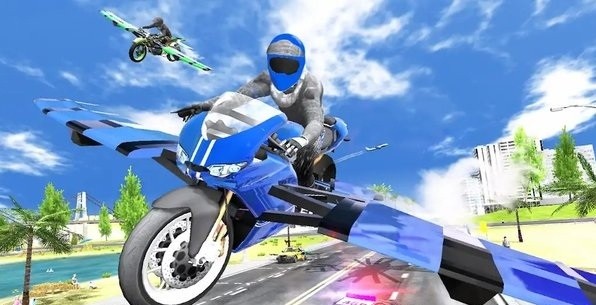 飞行摩托车模拟器中文正版