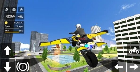 飞行摩托车模拟器中文正版